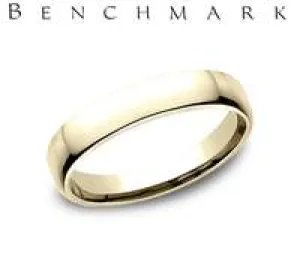 14K Yellow 4.5 mm Wedding Band Size 10