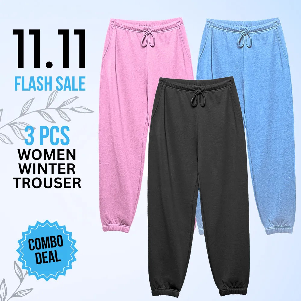 3 Pcs Ladies Winter Trouser Package Package #8