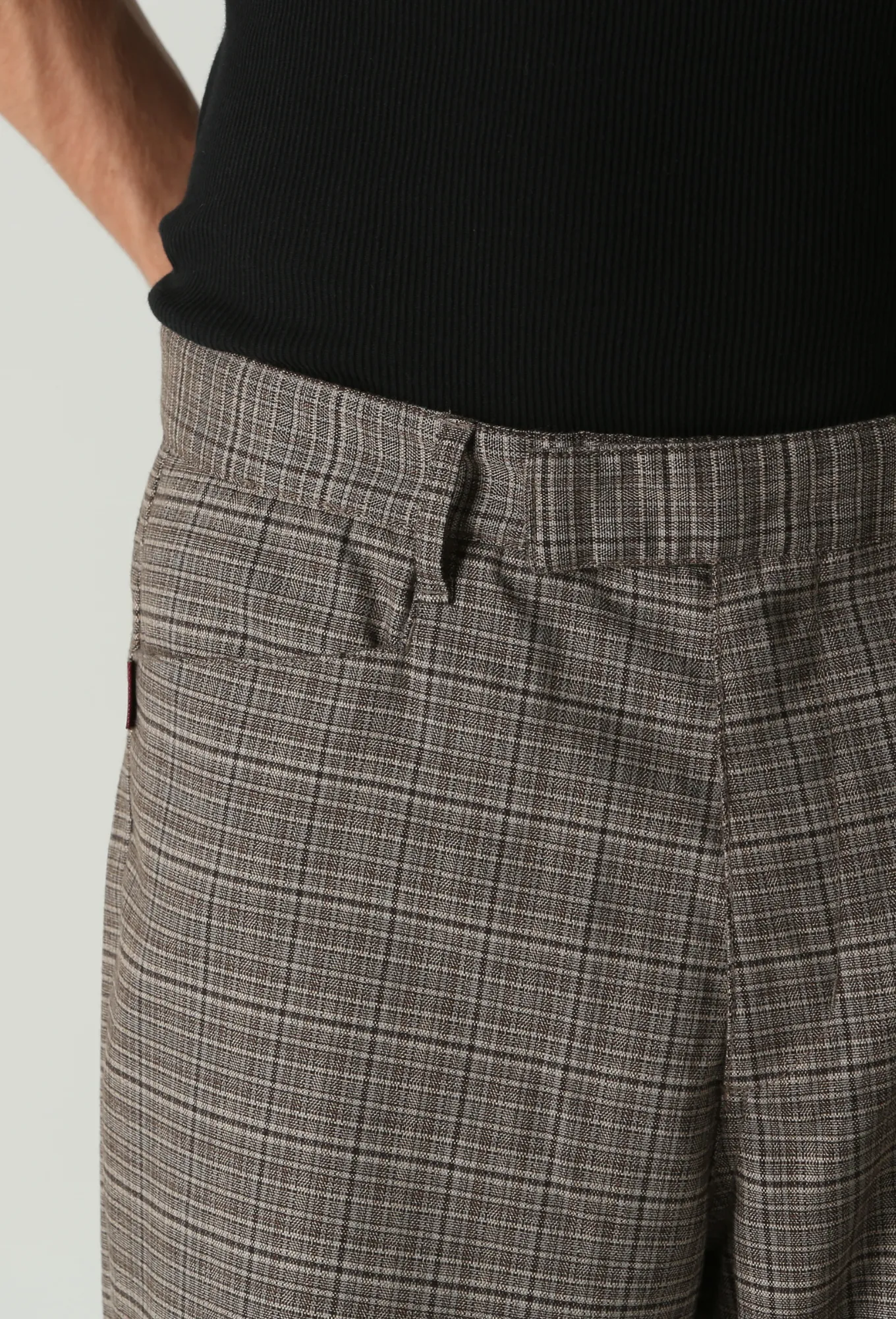 AG SLACKS (Brown / Grey Plaid)