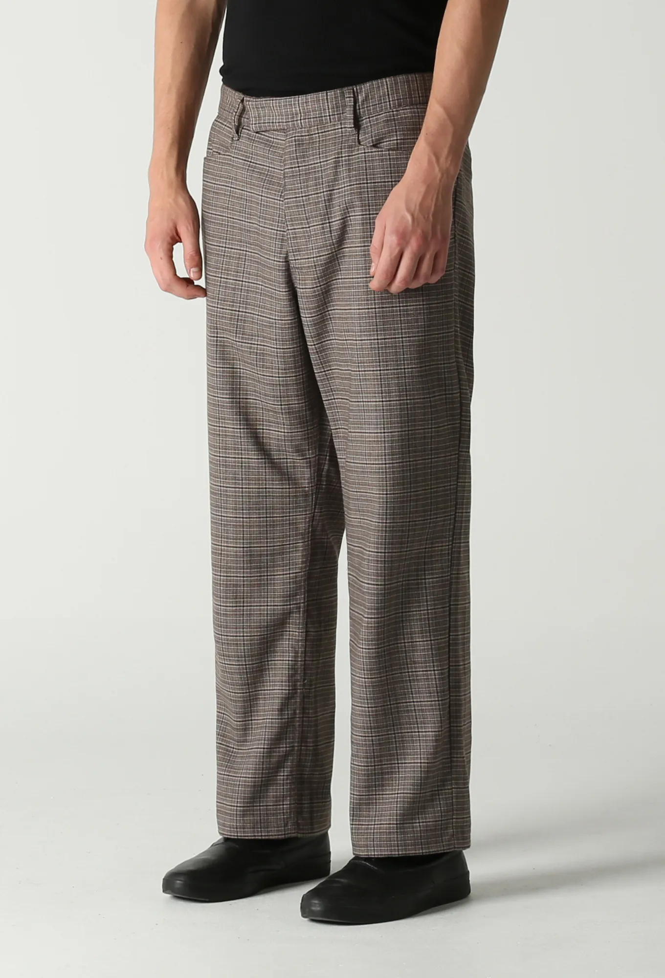 AG SLACKS (Brown / Grey Plaid)