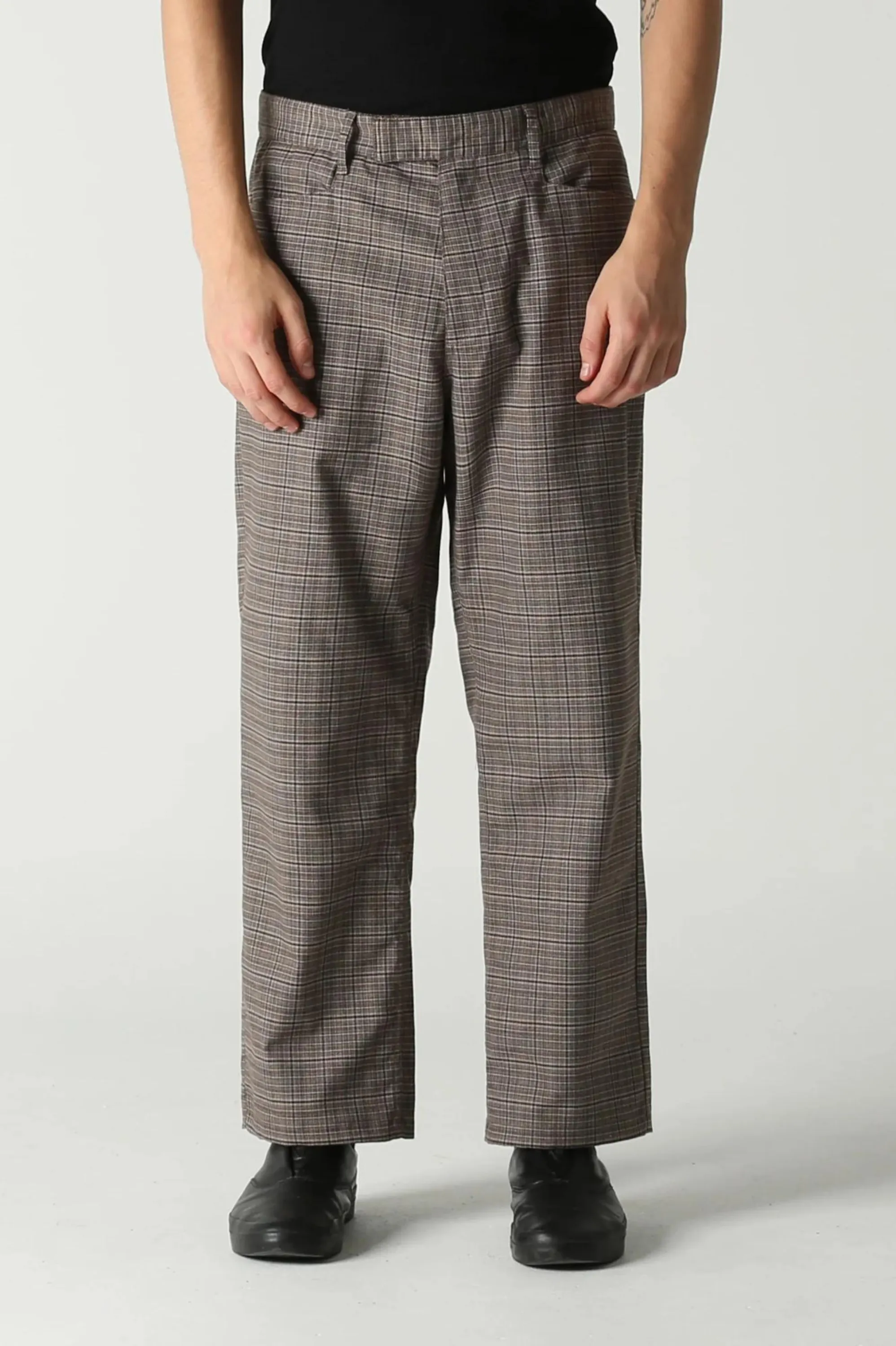 AG SLACKS (Brown / Grey Plaid)