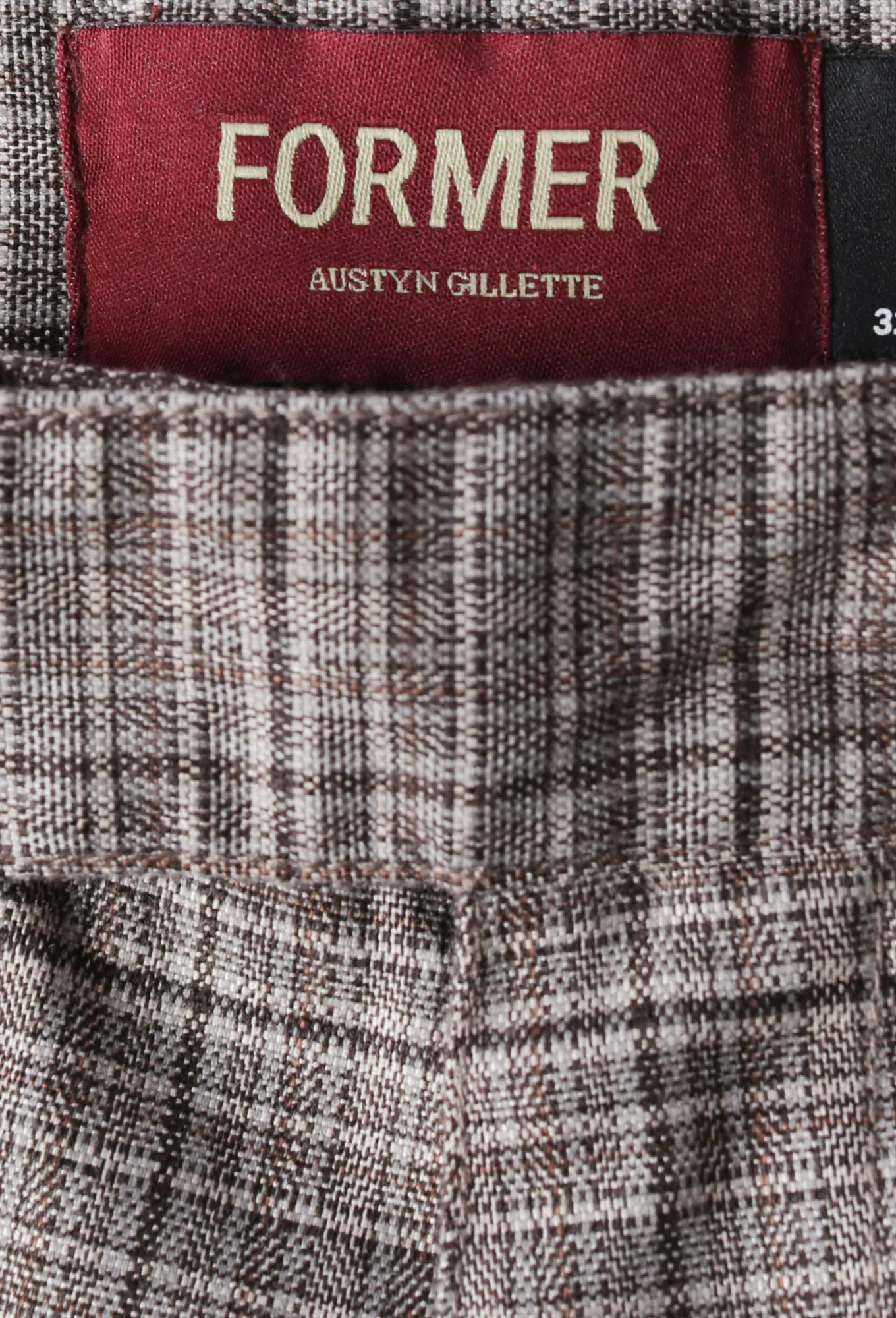 AG SLACKS (Brown / Grey Plaid)