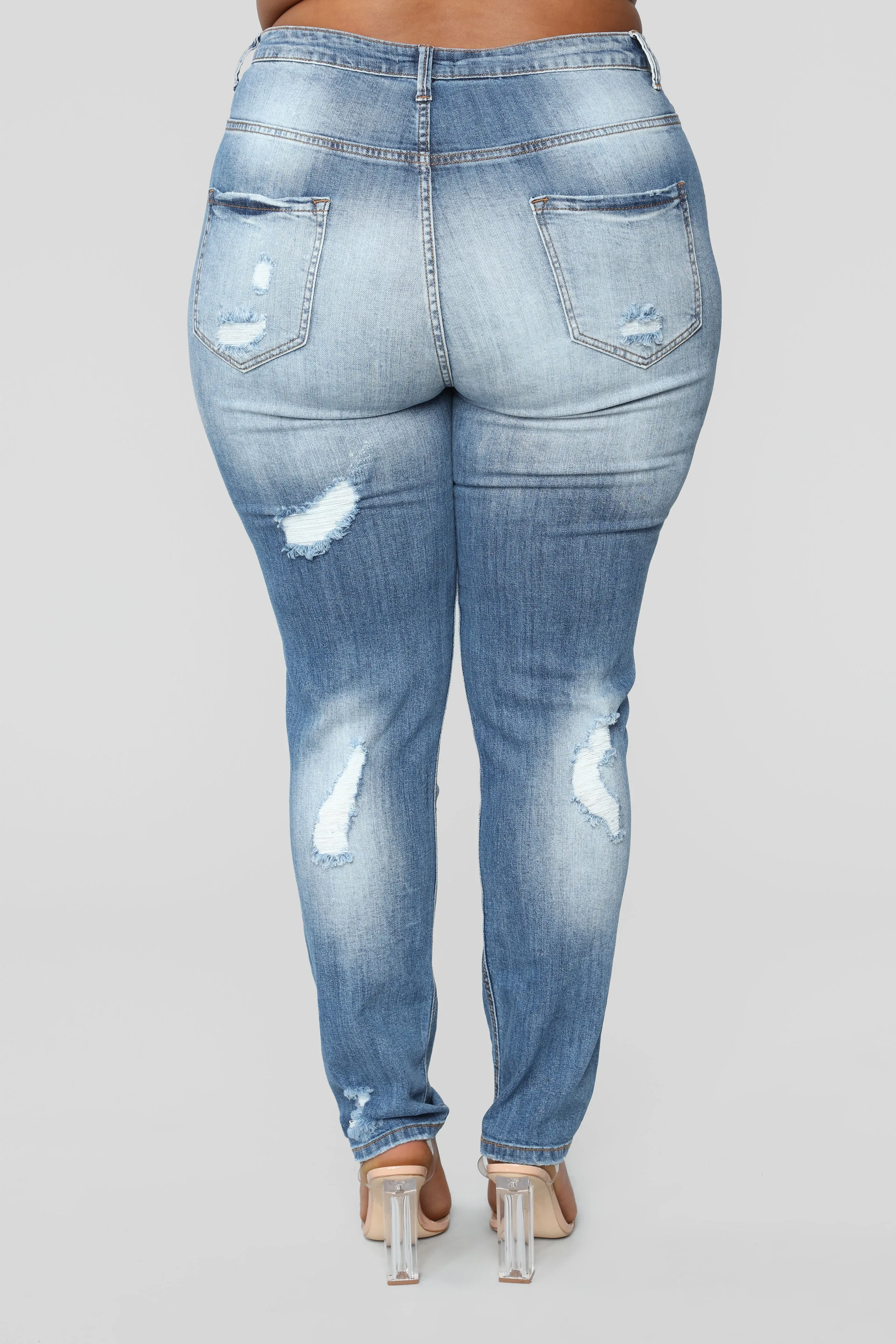 Bet You Won't Forget It Jeans - Medium Blue