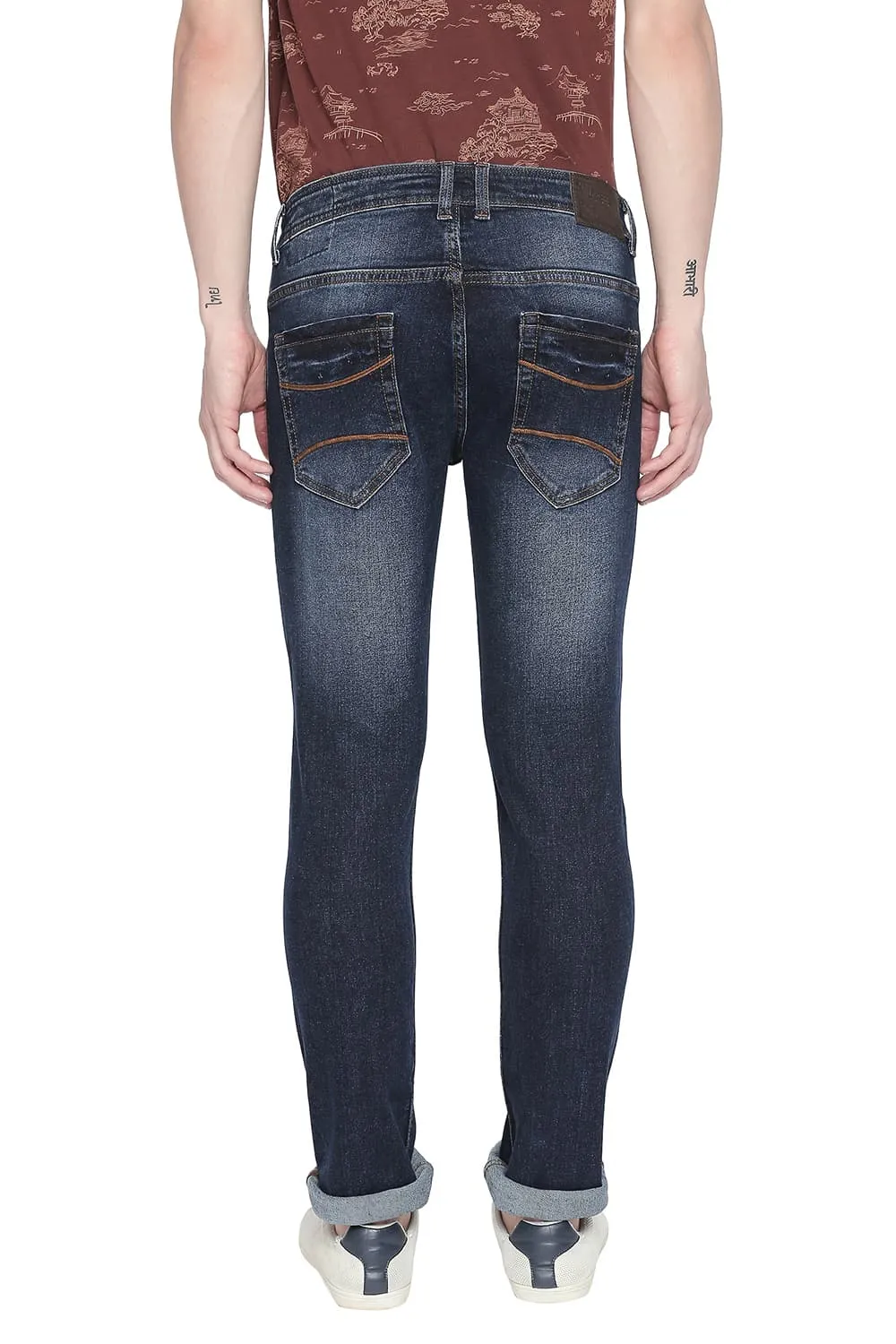 Blade Fit Distressed Stretch Jean