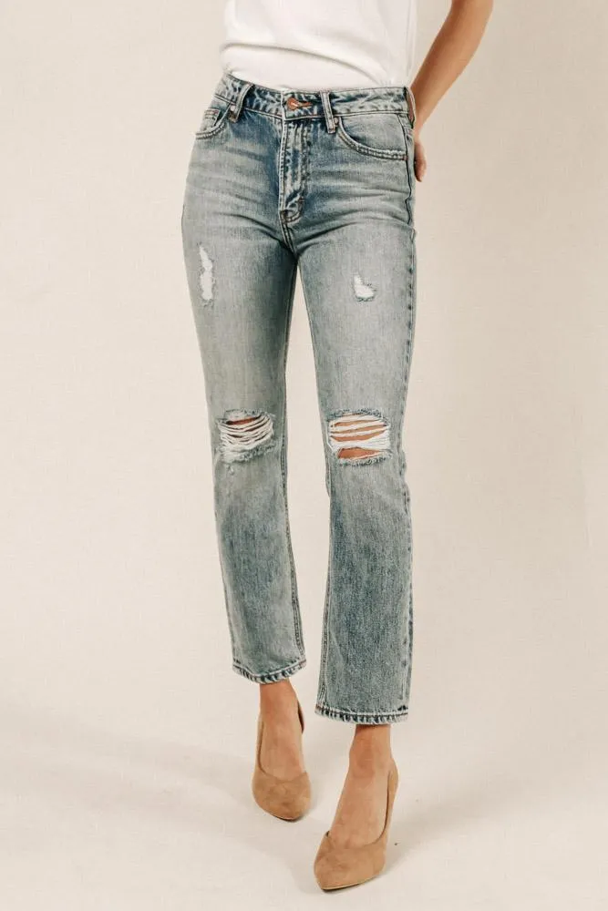 Bohme Distressed Mom Jeans