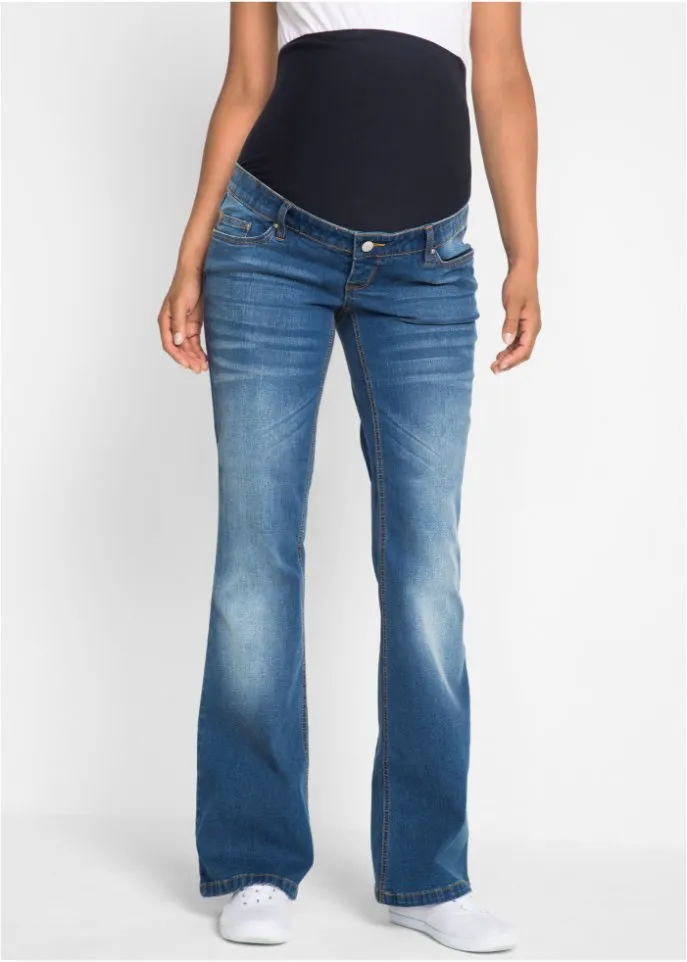 Bootcut maternity jeans Bpc Bonprix Collection, blue