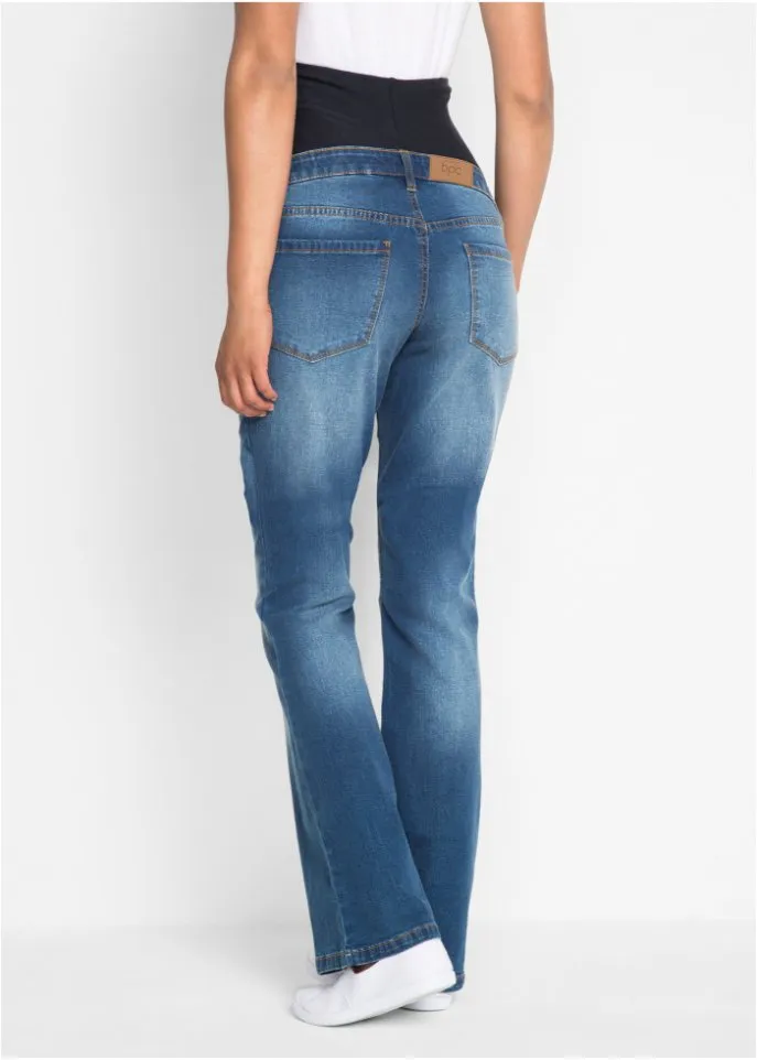 Bootcut maternity jeans Bpc Bonprix Collection, blue