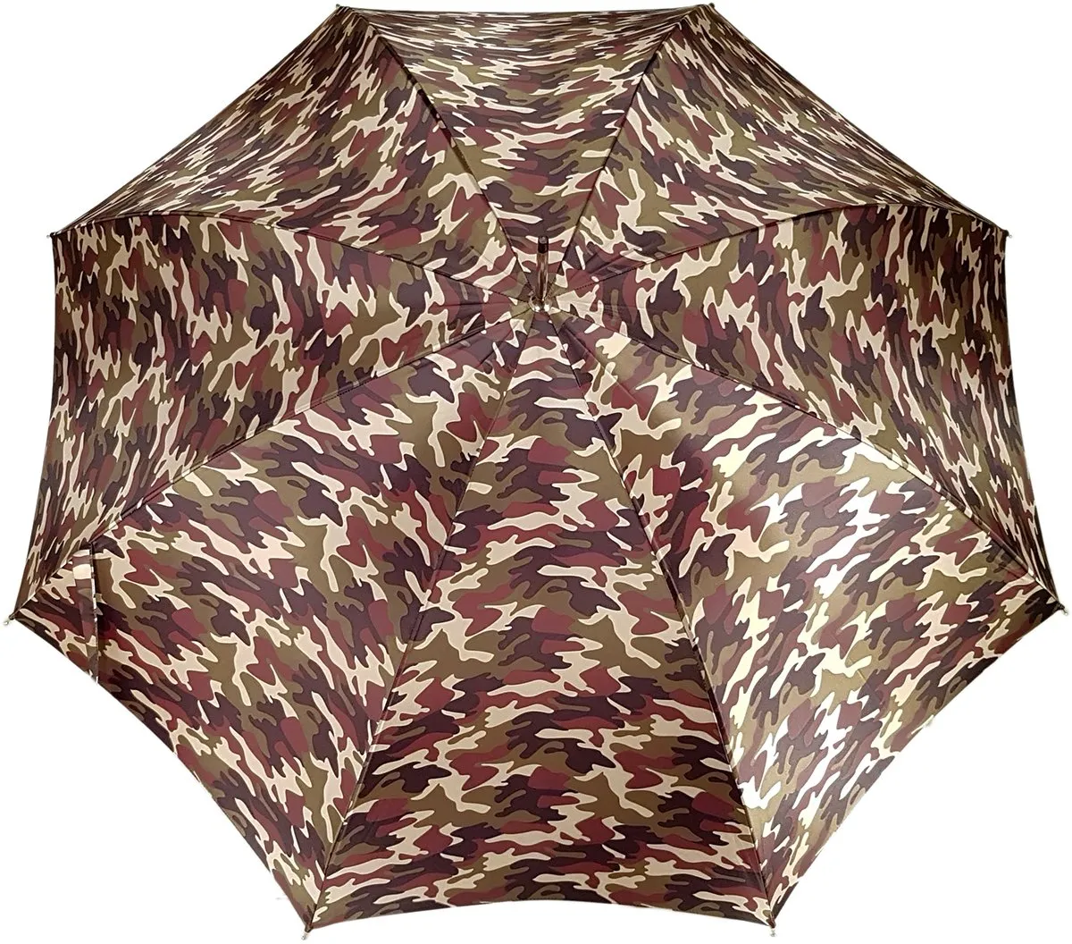 Camouflage Umbrella With Bamboo Handle