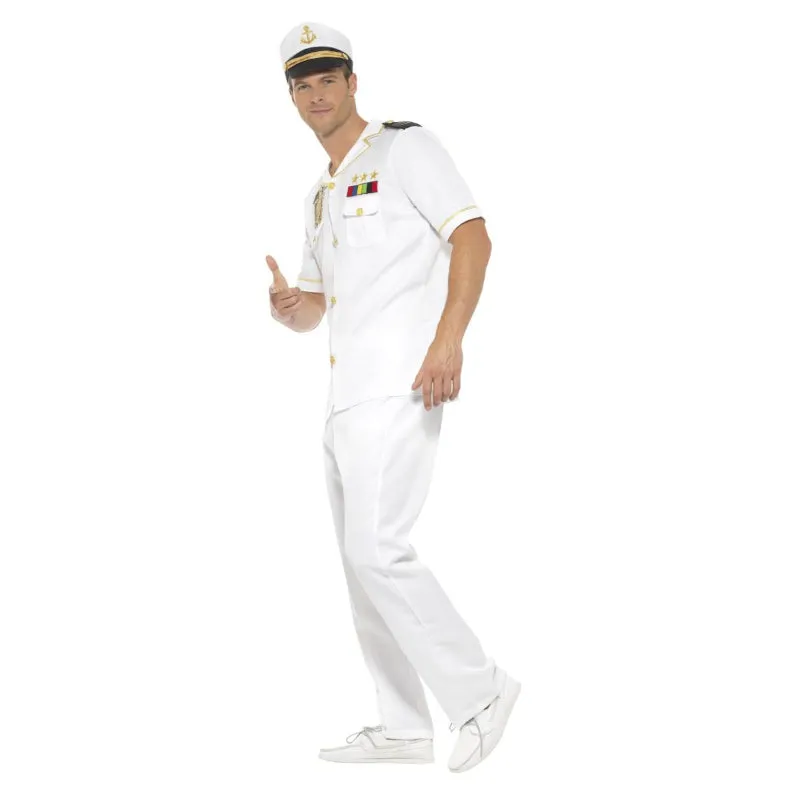 Captain Adult Costume, Short Sleeve