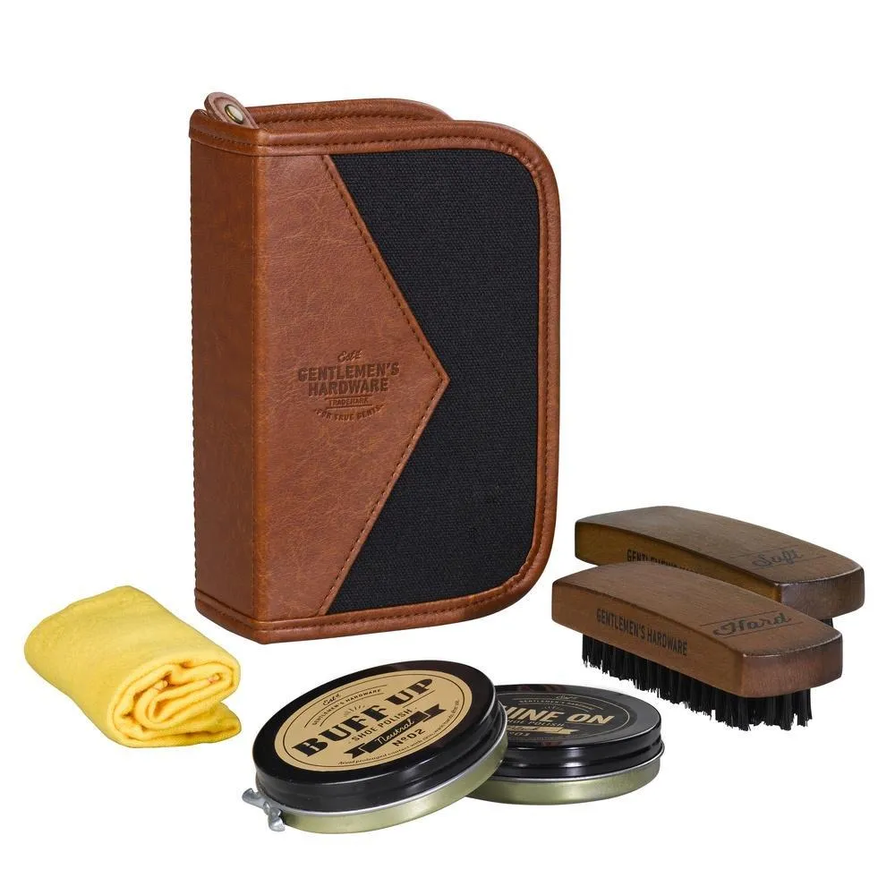 Charcoal Shoe Shine Kit