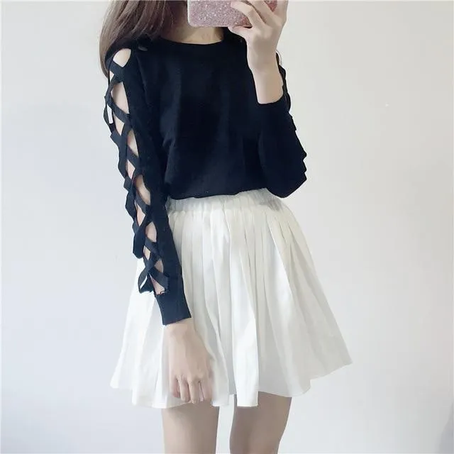 Cross-Sleeve Shirt