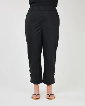 Daisy Crop Pant with Side Buttons