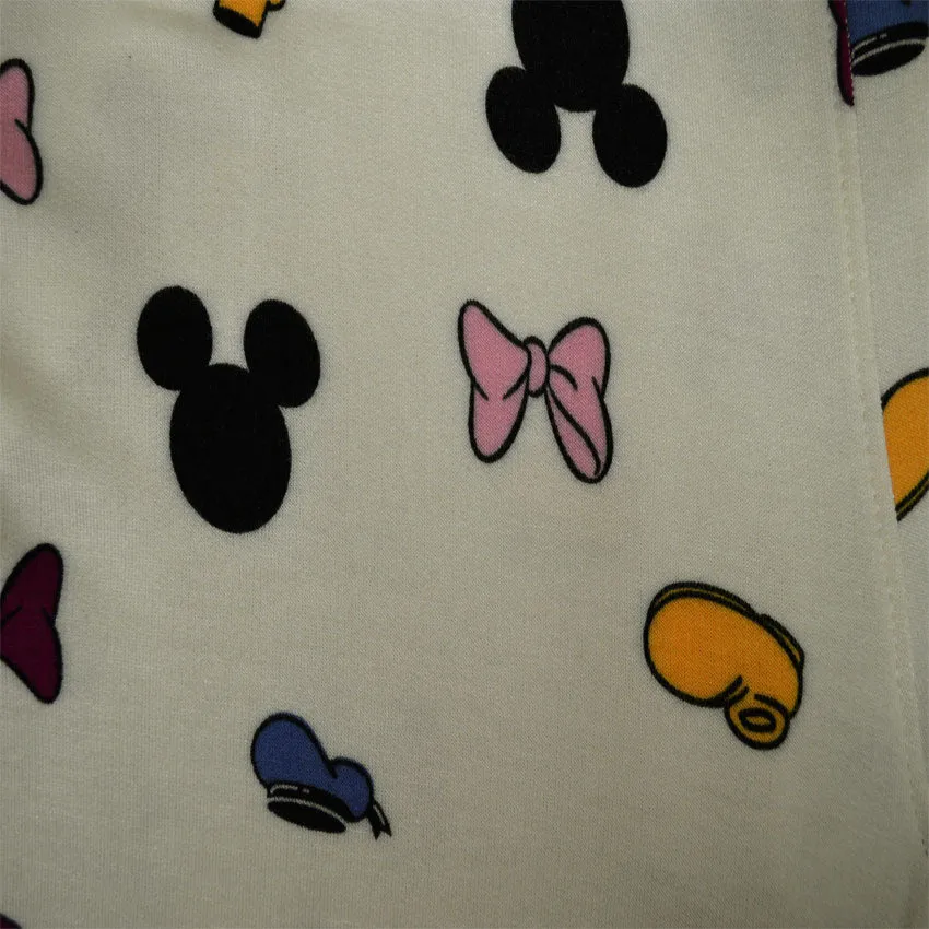 Disney Minnie and Mickey Character Icons Ladies Jogger Loungepants