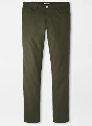 eb66 Performance Five-Pocket Pant in Olive Branch by Peter Millar