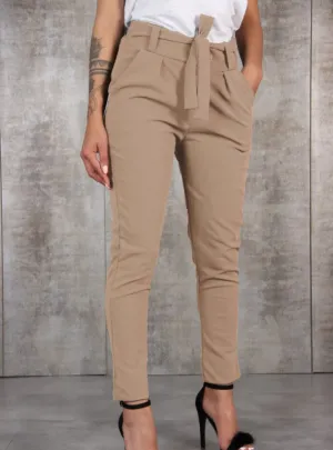 Elastic Waist Casual Pants Bottoms