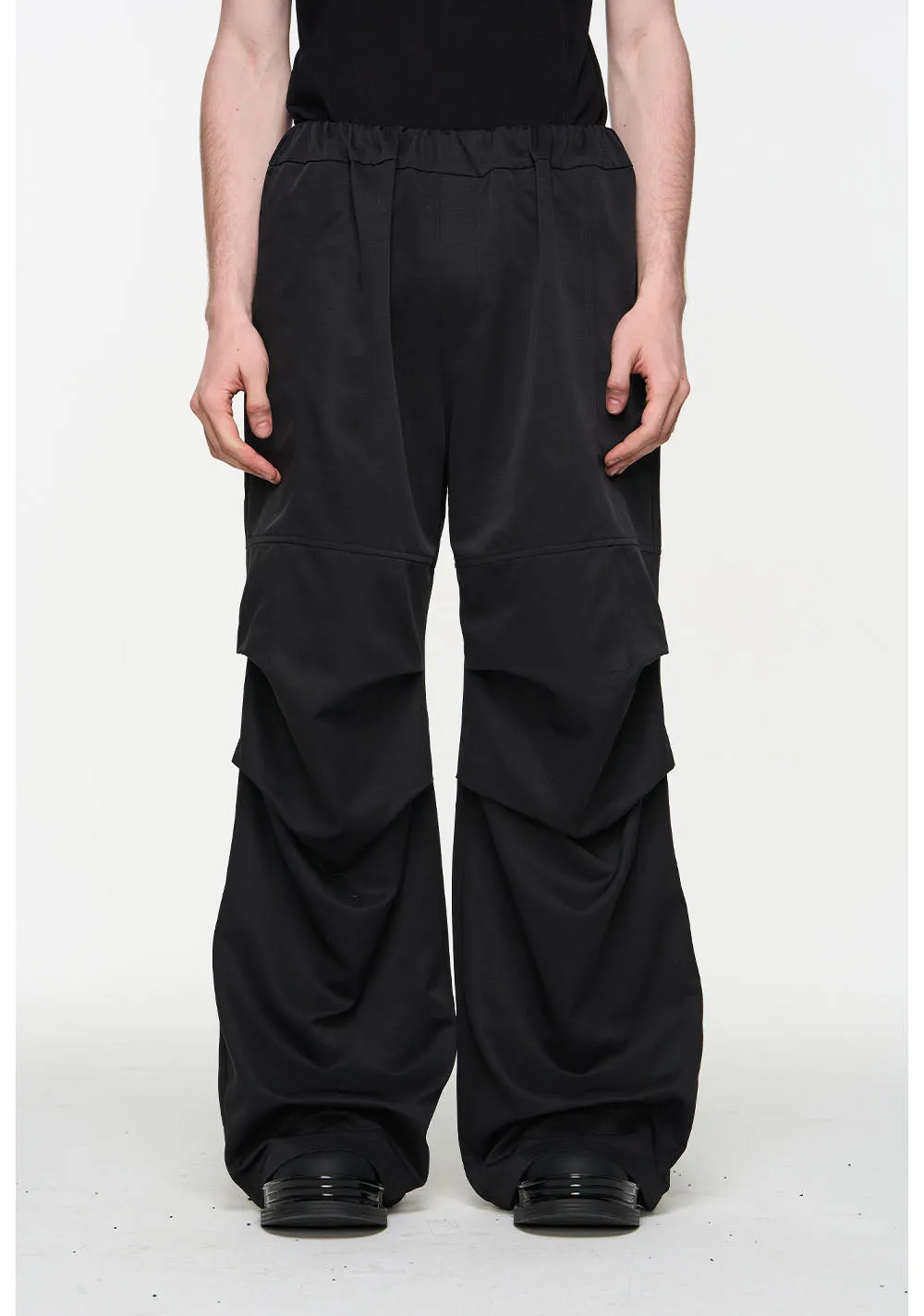 Elastic waist casual pants