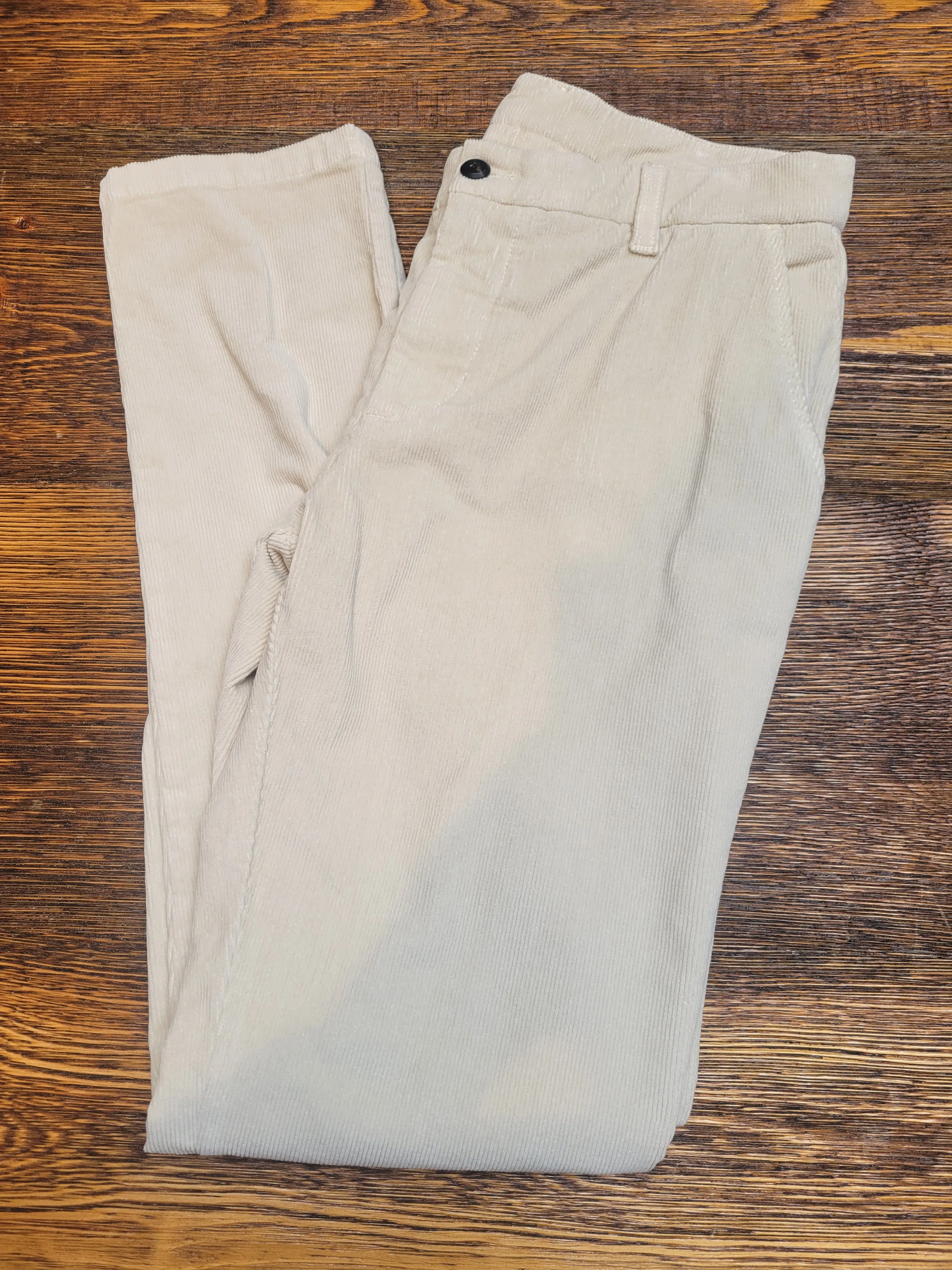 ELEVENTY Winter White Cord Pant