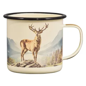 Enamel Mug - Deer, 17oz