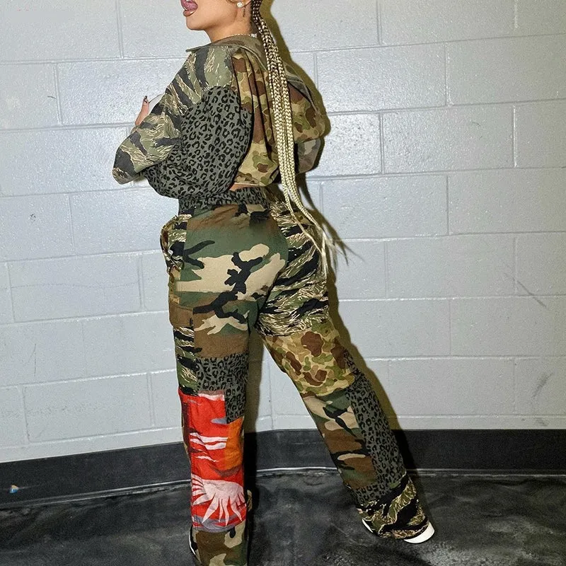 Fall in Line Autumn Camo Cargo Pants