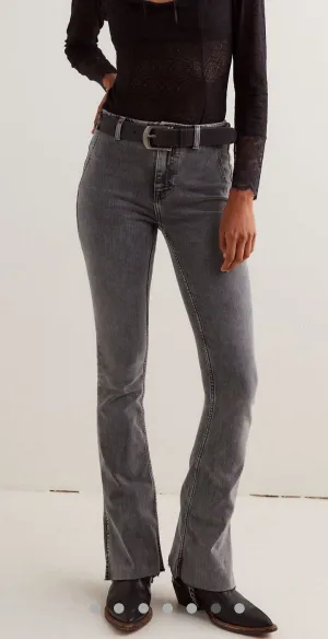 Free People Level Up Slit Bootcut Jeans