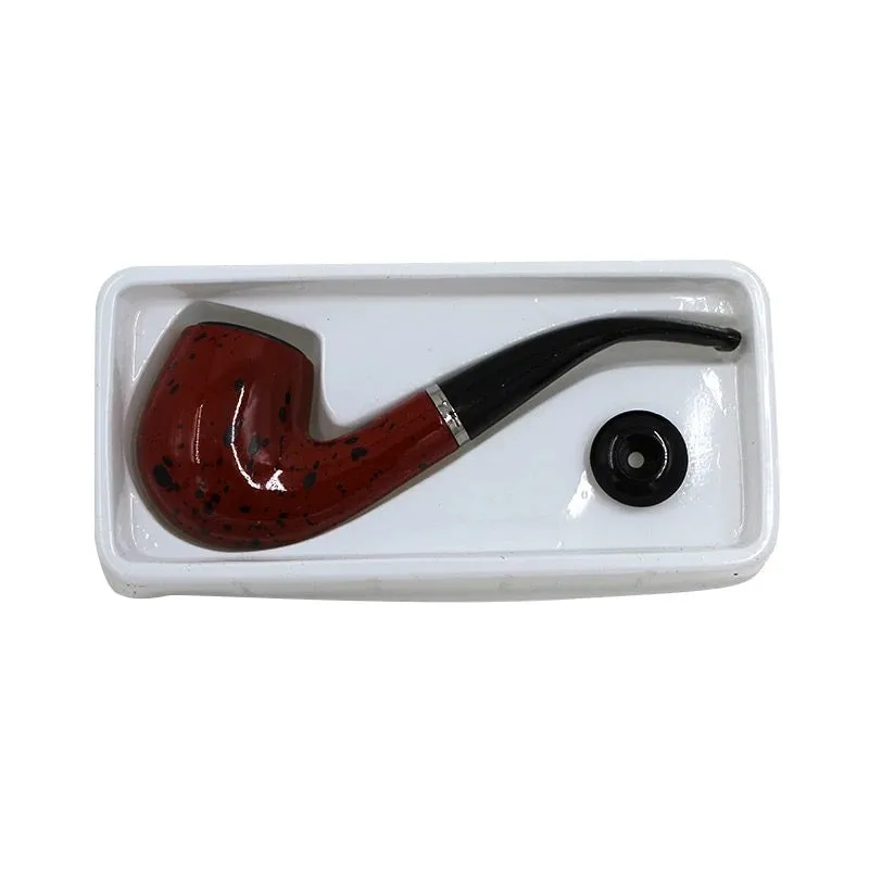 Great Gatsby 1920's Flapper Gentlemen's Ebony Wood Tobacco Smoking Pipe