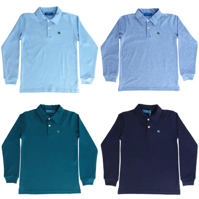 Harry L/S Polo-Bayberry