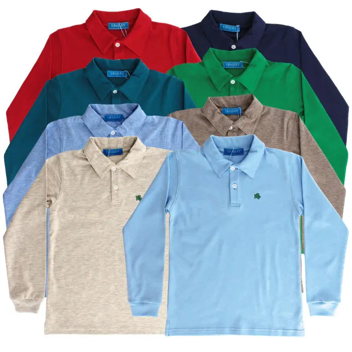 Harry L/S Polo-Bayberry