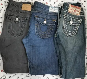 HD Ladies Y2K True Religion Skinny Jeans - 13 pcs