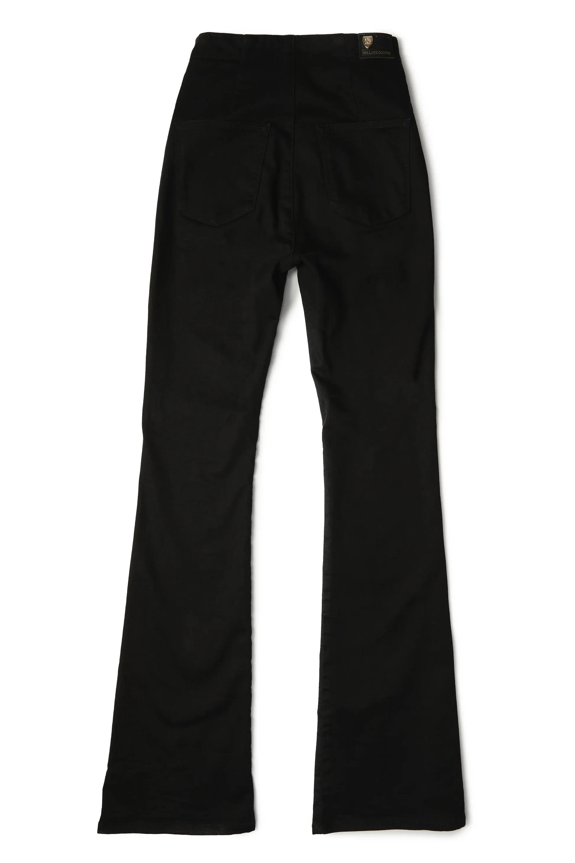 Holland Cooper Amoria Flared Jean in Black