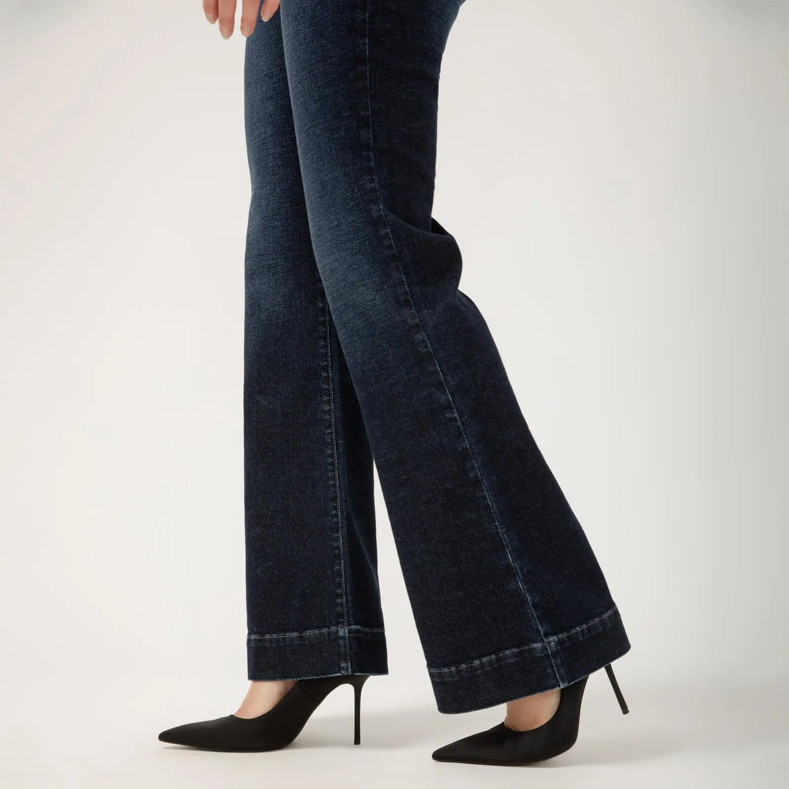 Kait Mid Rise Flare Leg Jeans