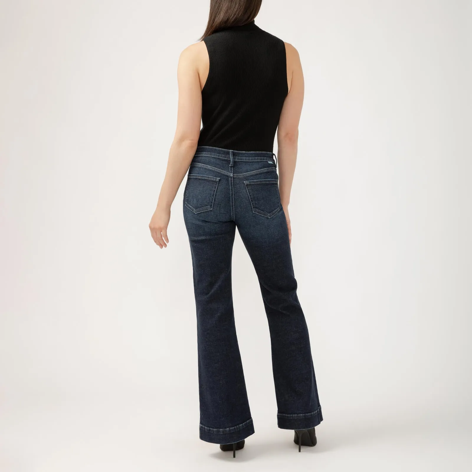 Kait Mid Rise Flare Leg Jeans