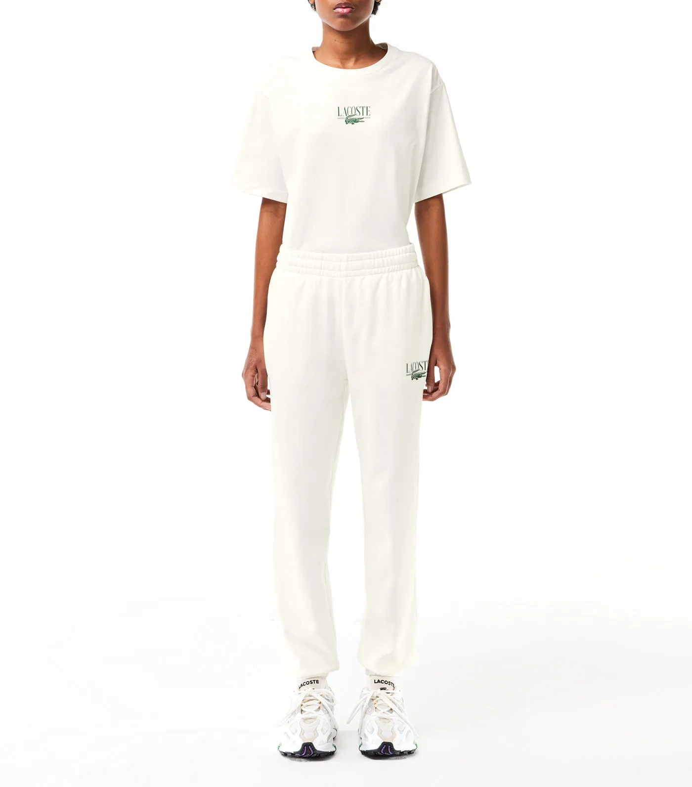 Lacoste Printed Jogger Track Pants Flour