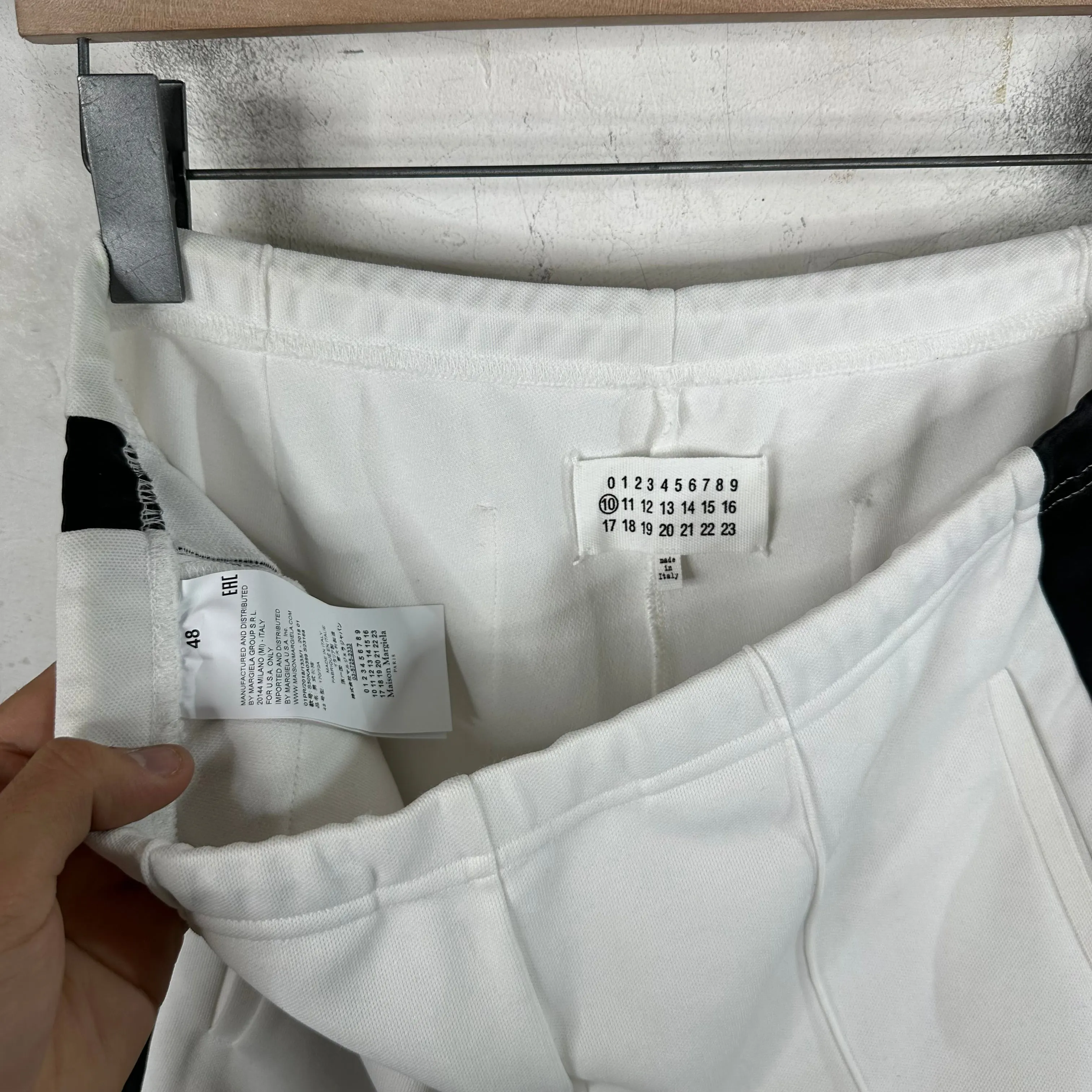 Margiela Striped White Track Pants