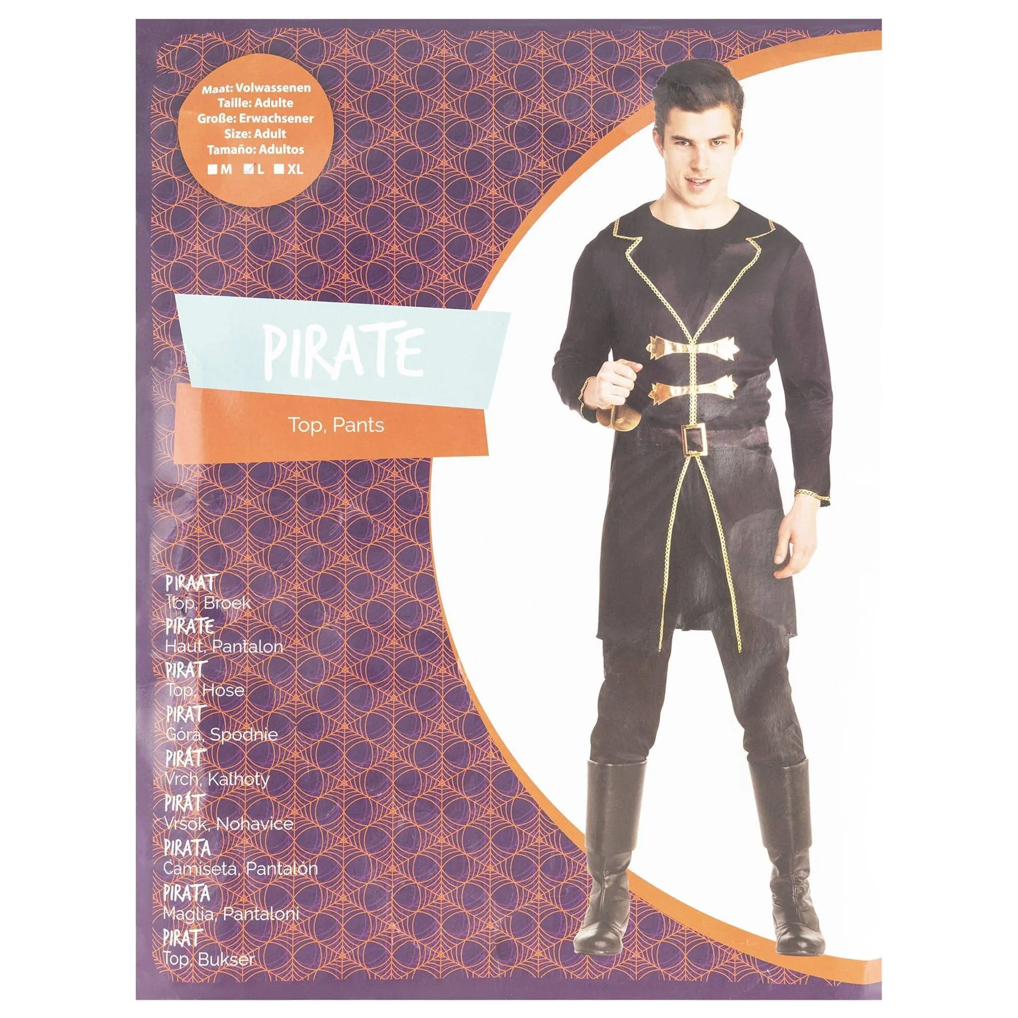 Men's Pirate Halloween Costume - XLarge