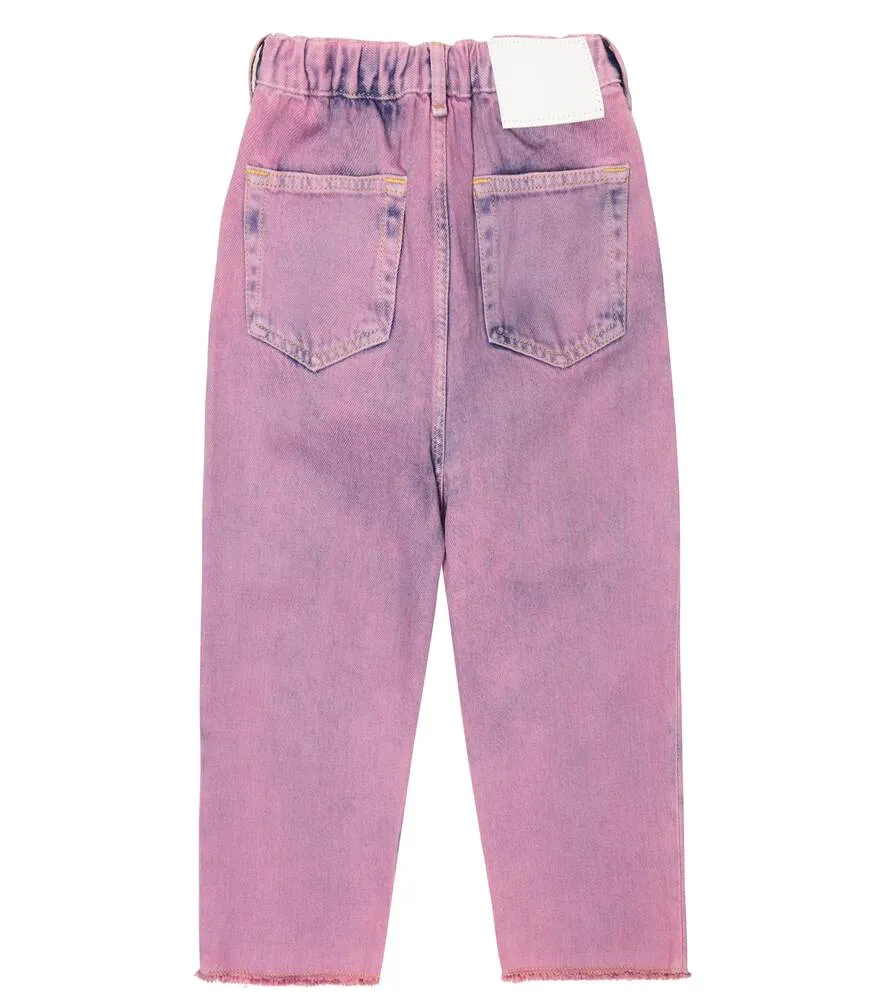 MM6 Maison Margiela distressed jeans, pink