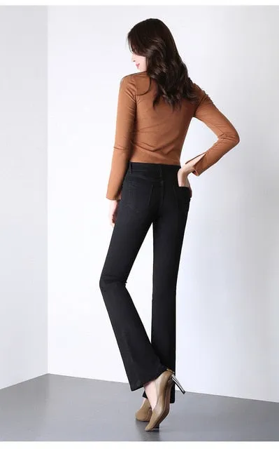 New Women's High Quality Fashion Casual Jeans Slim Jeans