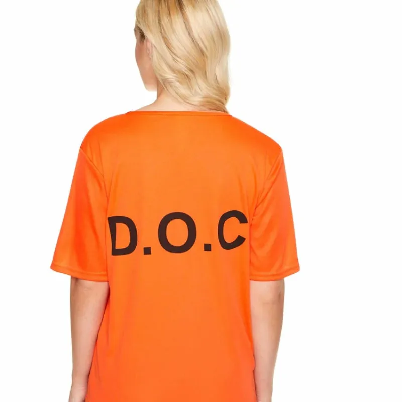 Orange Prisoner Ladies Costume