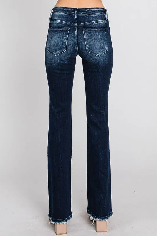 Petra Mid Rise Stretch Classic Bootcut Jeans