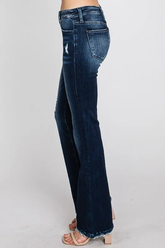 Petra Mid Rise Stretch Classic Bootcut Jeans