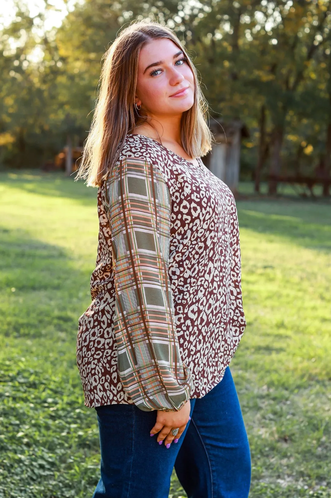 Plaid And Simple Top