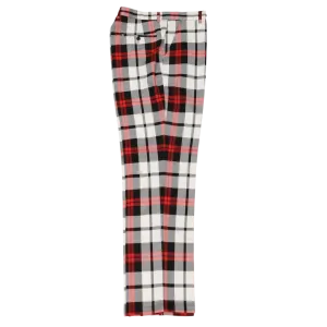 Plaid White Black Red Pants