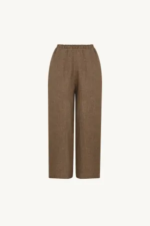 Potter Slacks -- Tumbled French Linen