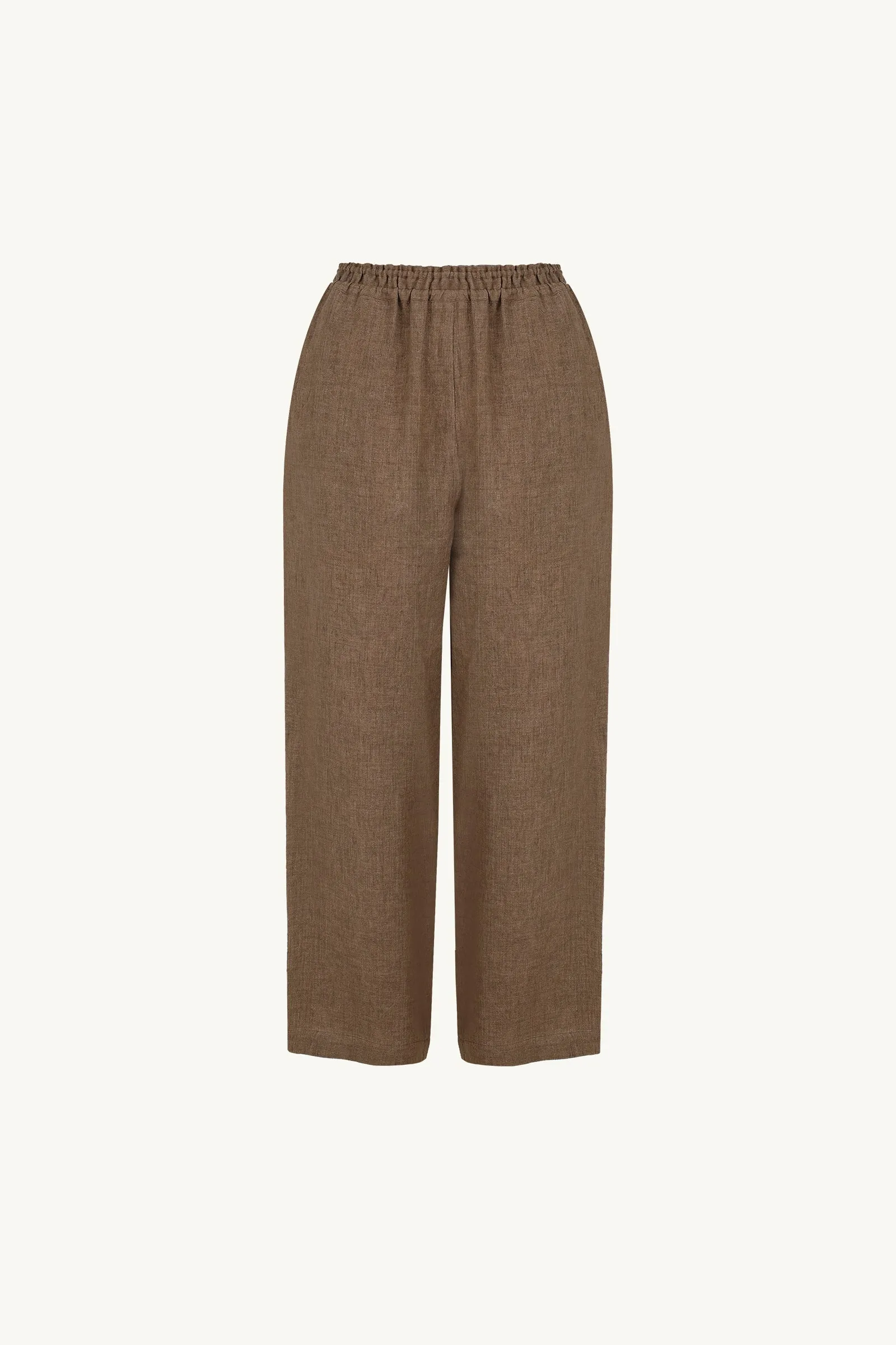 Potter Slacks -- Tumbled French Linen