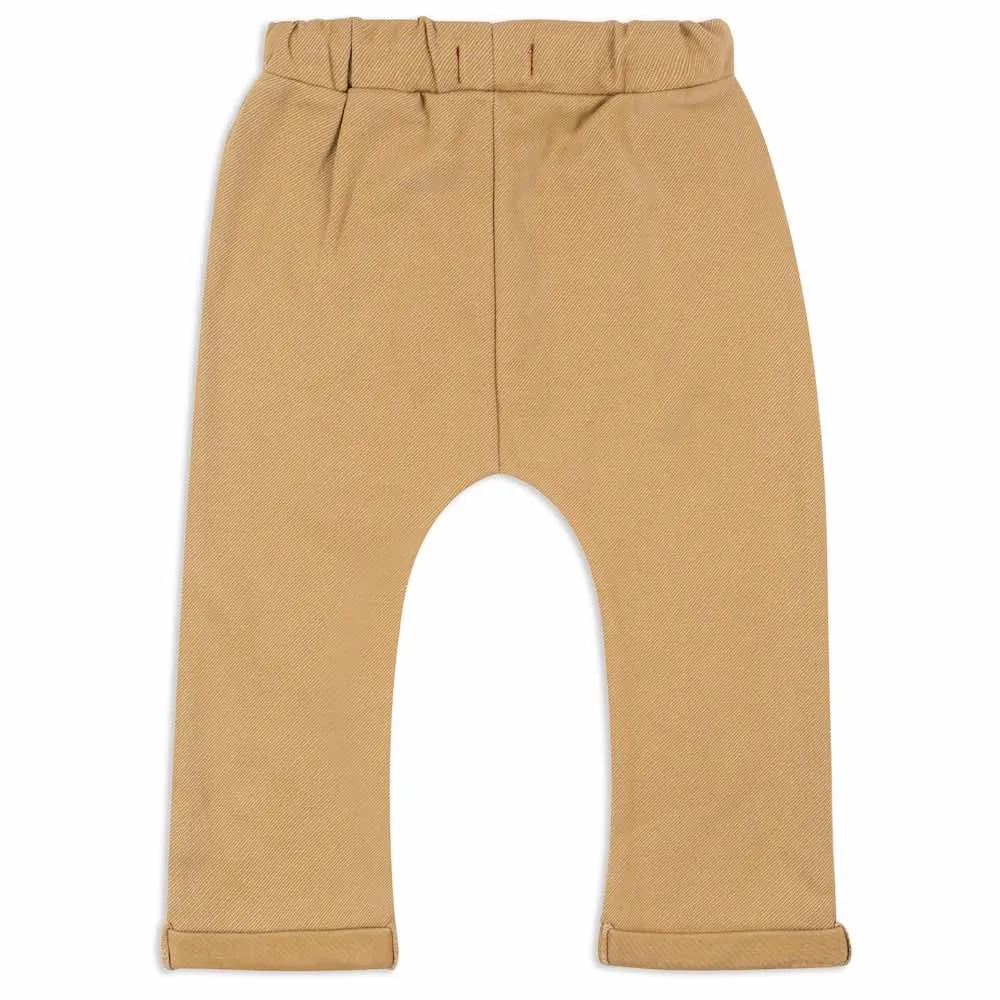 Rust Denim Baby Jogger Pants