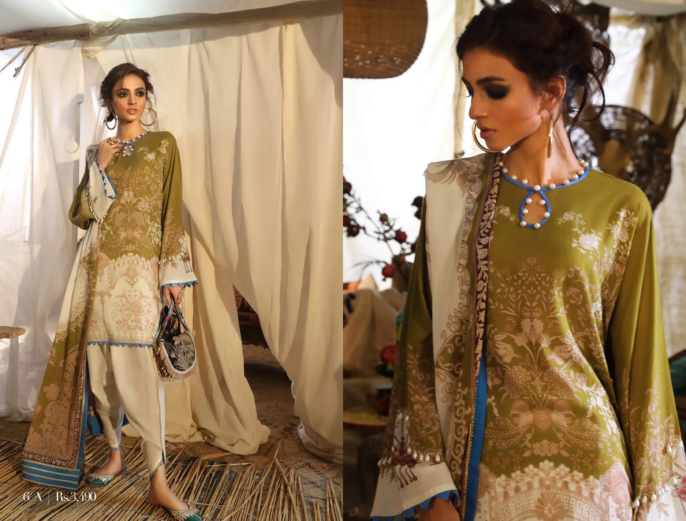 Sana Safinaz Mahay Lawn Collection 2019 – 6A