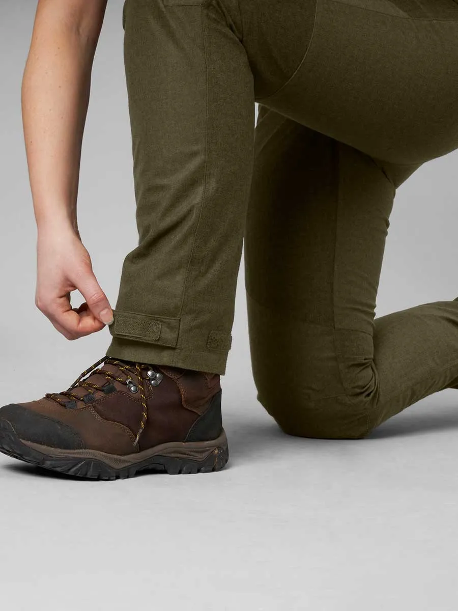 SEELAND Avail Trousers - Ladies - Pine Green Melange