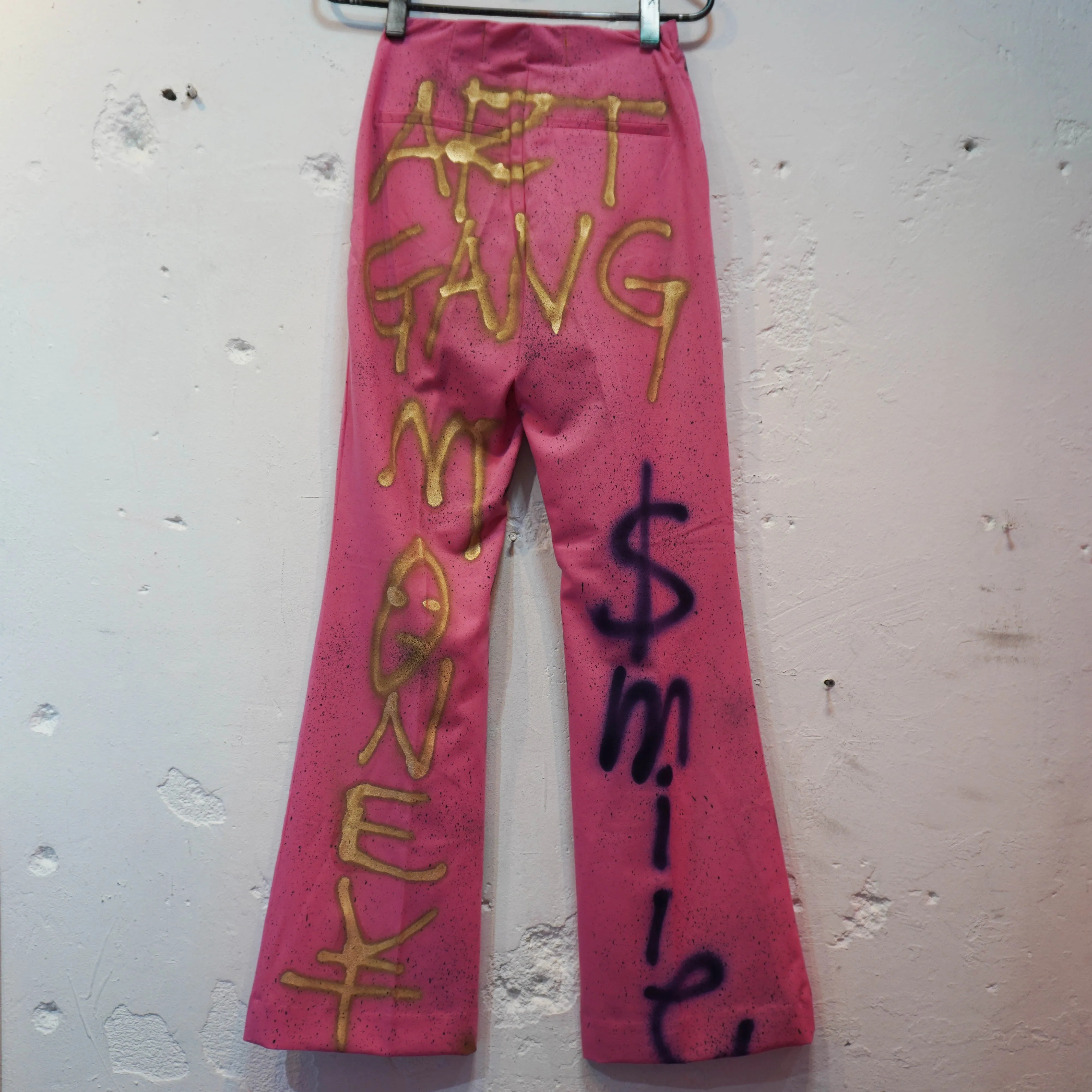 SKOLOCT SPRAY PAINTED SLACKS