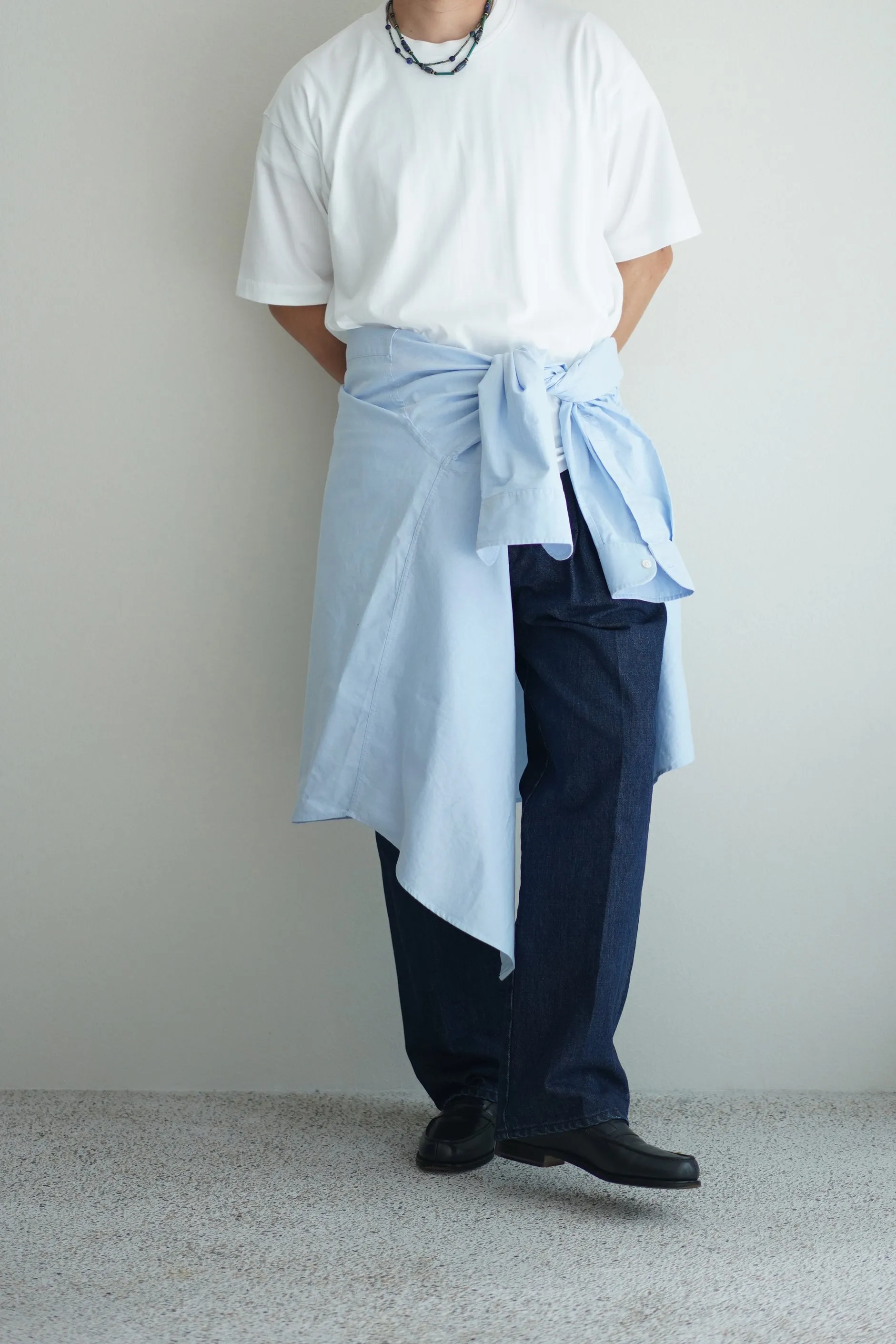 STUDIO NICHOLSON / BUTTON DOWN SHIRT/ STYLE