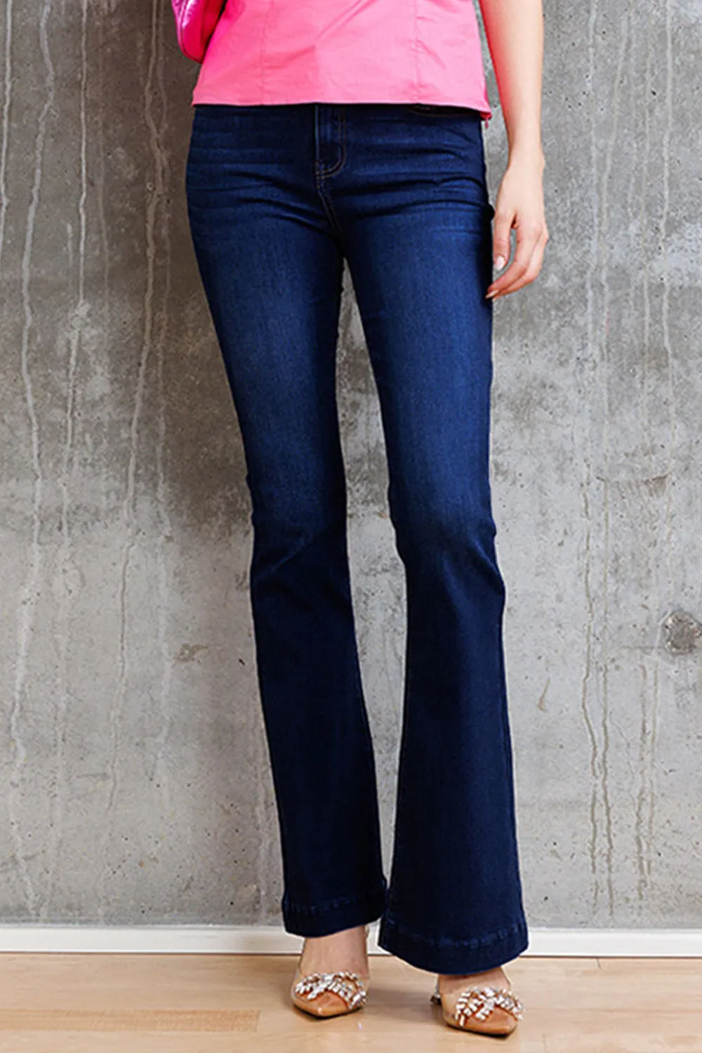 Super High Rise Basic Flare Jeans