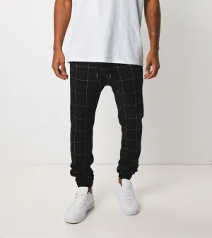 Sureshot Gridline Jogger Black/White - Sale